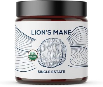 One Farm by WAAYB Organic Lion's Mane Powder, Cognitive Function & Immune Support - Brain Supplement for Memory and Focus - Vegan Mushroom Supplement in a Resealable Glass Jar