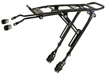 M-Wave 440174 One-4-All Luggage Rack, 20” -29”, Aluminum, Black