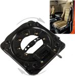 Swivel Car Seat Base, 130KG Load Capacity Cold Rolled Steel Plate Car Chair Swivel, 360 Degree Swivel RV Car Seat Conversion Base, Seat Swivel Base for Caravan Camper Car Boat Bus