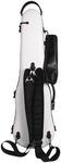 yinfente 4/4 Violin Case Full Size Composite Carbon Fiber Violin Box Light Strong White color Violin Box