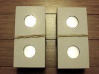 BCW Paper Coin Flips for Quarter 100 Pack | Crystal Clear Archival Polypropylene Windows, Ideal for 20-Pocket Binder Pages & Storage Boxes | 2x2 Coin Flips Coin Collection Supplies | Quarter Holders