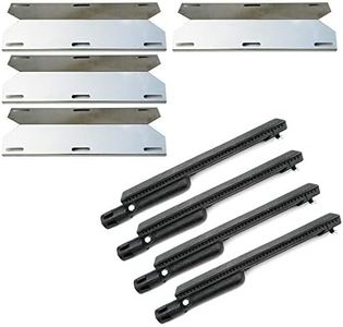 Direct store Kit DG224 Stainless Steel Heat Plate Shield and Cast Iron Burner Replacement for Jenn Air 720-0061, 720-0062, 720-0063, 720-0099, 720-0100, 720-0138 ... gas grill, 4 pack