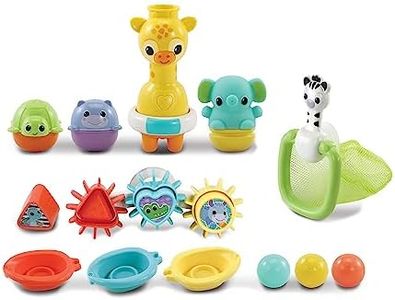 VTech 6-in-1 Bath Set - Bath Toys, Non-Electronic Bath Toys - 563003 - Multicoloured