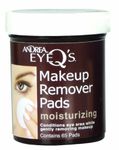 Andrea Eye Q's Moisturizing Eye Makeup Remover Pads, 65-Count (Pack of 3)