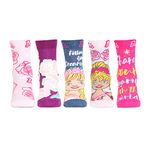 Bonjour Barbie Character Full Length Socks for Kids- Girls- Pack Of 5