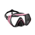 WACOOL Adults Teens Youth Kids Snorkeling Diving Scuba Swim Swimming Mask Anti-Fog Coated Glass Diving Anti-Splash (Kids Pink)