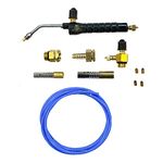 Johnson Tools Pin Point Soldering Mini Flamethrower Torch For Gold Jewellery Soldering, Repairing with 2 Attachments Can used with 2/5/14 kg LPG Cylinder