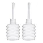 HEALLILY 2pcs Enema Douche Applicator Bottle Disposable Telescopic Vaginal Douche Anal Applicator for Women Female 180ml