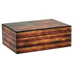 Quality Importers Old Glory 25-50 Cigar Humidor, Old Glory