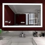 Dimmable Lighted Bathroom Mirror wi