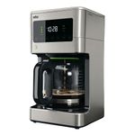 Braun BrewSense Touch Screen Coffee Maker KF7370SI, 12 cup, Stainless Steel