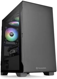 Thermaltake S100 Black Edition Tempered Glass Micro ATX Case