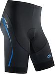 Padded Cycling Shorts for Men Compression Training Gym Biking Gear Bicycle Bottoms US XL Blue Black