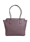 Michael Kors Women's Large Dee Dee Convertible Leather Shoulder Tote, Cinder, Large