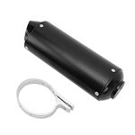 32mm 1.3in Exhaust Pipe Muffler Silencer Black for 90cc 110cc 125cc 150cc 160cc ATV Pit Bike Motorcycle Powersports Mufflers to No Complicated Tools R