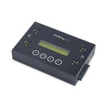 StarTech.com 1:1 Standalone Hard Drive Duplicator & Eraser, USB Thumb Drive and SATA HDD/SSD Disk Cloner & Eraser, LCD Display, TAA Compliant, OS Independent (SU2DUPERA11)