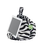 Bean Lazy iPad, eReader & Book Mini Bean Bag Fits All tablets and eReaders - Furry Zebra