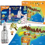 Imagimake Mapology - India's Space Odyssey, Learn About Indian Rockets & Satellites & Solar System - Educational Toy and Learning Aid, Puzzles for Kids for Age 5 Years+, Best Gift for Boys & Girls