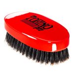 Torino Pro Wave Brush #1000 - By Brush King - Medium Hard Oval Palm/Military 360 Waves Brush