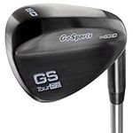 GoSports Tour Pro Golf Wedges ‚ 60 Lob Wedge Degree in Black Finish (Right Handed)