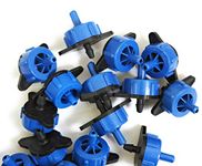 WE Hydroponics Steady Flow Garden Drip Irrigation System Pressure Compensating Dripper , 100 Pieces