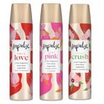 Impulse 3-Pack Body Spray 75ml (True Love, Very Pink and Instant Crush Body Spray Set). Dermatologically Tested Women's Body Sprays. Perfect Body Sprays for Active Women on the Go.