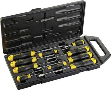 Stanley 10-Piece Screwdriver Set – Precision Hand Tools