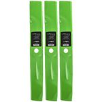 8TEN LawnRAZOR Mower Blade Set for John Deere 345 325 335 Scotts GT2554 S2554 M6467 M115496 54 inch (High Lift)