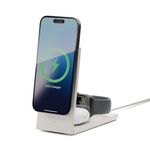 Native Union Rise 3-in-1 Magnetic Wireless Charger – Qi2 Certified & MagSafe 15W Fast-Charging Foldable Charging Stand for iPhone Air, 17, 17e with Charging for AirPods (Pro) & Apple Watch (Sandstone)