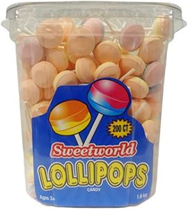 Sweetworld Lollipops 200 Pieces Jar