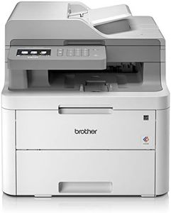 Brother DCPL3550CDW Colour Laser Multifunction Printer (LED, Colour, Wi-Fi, Document Feeder, Automatic Double-Sided Printing, Italian Version) White, 41 x 41 x 48 cm
