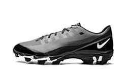 Nike Vapor Edge Shark Men's Football Cleat, Black/White-dk Smoke Grey, 8