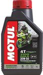 Motul 3100 4T Gold 20W50 API SM Technosynthese High Performance Semi Synthetic Engine Oil for Bikes (1 L)