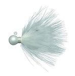 Eagle Claw Marabou Jig, White, 1/4-Ounce