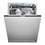 COMFEE' KWH-BD1413I-B Fully Integrated Dishwasher with 14 Place Settings, Auto Door Open Drying, 44dB Low Noise, Built-in Dishwasher with Auto Sensing Wash, Rapid Wash, Adjustable Upper Basket - Black