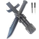 ADCODK Tactical Bowie Knife with Sh