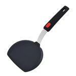 RASOIWARE Silicone Spatula Turner for Nonstick Cookware, 600F Heat Resistant Ideal for Flipping Eggs, Burgers, Pancakes, Crepes Cooking Utensils (Pancake Turner Spatula)