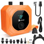 Lytool SUP-Pump Electric 50PSI Paddle-Board-Pump Dual Stage Fast Inflation & Auto-off, 7 Nozzles with 12V DC Car Charge for Paddleboard, Boats, Kayaks, Tent, Mattress