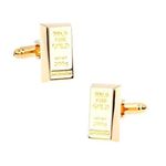 The Tie Hub Gold Bar Cufflinks For Men