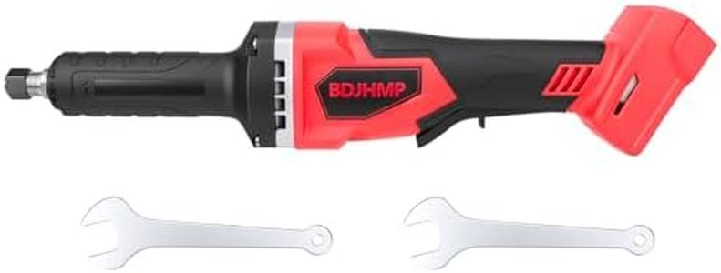 Cordless Die Grinders for Milwaukee M18 18V Battery, Up to 25000RPM Brushless Motor, 1/4" Collet for Polishing, Cutting, Rust Removal, Deburring, Weld Spot Trimming(Tool Only)