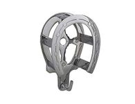 Tack Shack of Ocala Fancy Chrome Horseshoe Bridle Bracket