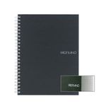 Fabriano Ecoqua A4 Spiral Bound Graph 5MM Notebook Black