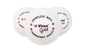 Onekbhalo Plastic Cricket Ball, White- Pack of 3 (Gold V 80), 80 Gm Each Standard Size