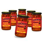 Gran Luchito Mexican Red Jalapeño and Pineapple 215g (Pack of 6)