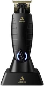 Andis 74150 GTX-EXO Professional Cord/Cordless Lithium-ion Electric Beard & Hair Trimmer with Charging Stand, Black