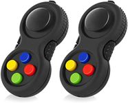 WTYCD Original Fidget Toy Game, Rubberized Classical Controller Fidget Concentration Toy with 8-Fidget Functions and Lanyard - Excellent for Relieving Stress and Anxiety