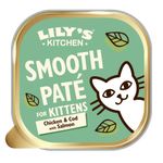 Lily's Kitchen Smooth Paté with Chicken & Cod for Kittens - Complete Wet Kitten Food 19 x 85g