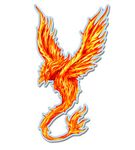 GT Graphics Phoenix - 12" Vinyl Sticker Waterproof Decal