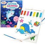 Paint with Water Coloring Books for Kids - Watercolor Painting Paper Activities for Toddlers, Art Craft Kit Gift for Boys & Girls Ages 3 4 5 6 7 8