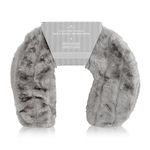 Revitale Fur Neck and Shoulder Hot Water Bottle (Slate Grey)